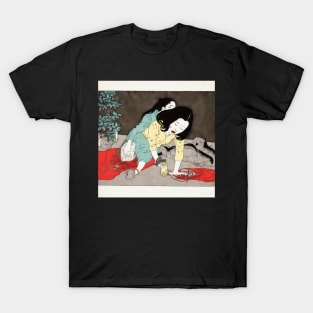 Two asian women in anime style T-Shirt